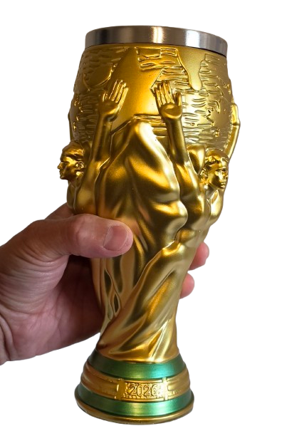 2026 World Cup champion trophy beer mug stainless steel tankard copa trofeo para beber cerveza del mundial