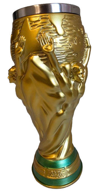 2026 World Cup champion trophy beer mug stainless steel tankard copa trofeo para beber cerveza del mundial