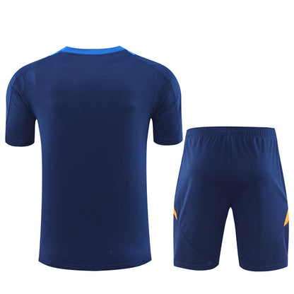 JUVENTUS blue training jersey shorts set conjunto camiseta de entrenamiento