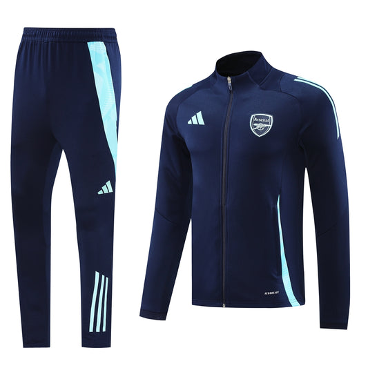 ARSENAL 24/25 navy blue training jacket tracksuit set chaqueta sudadera de entrenamiento