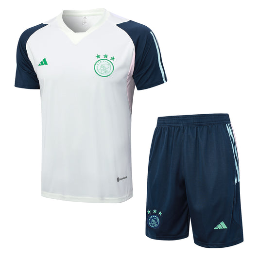 AJAX 23/24 navy blue white pre match training jersey shorts set camiseta playera remera conjunto de entrenamiento