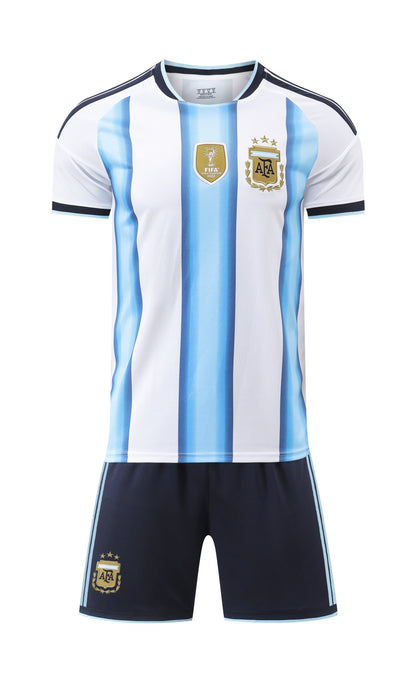 ARGENTINA 2026 World Cup men's home jersey shorts set remera conjunto de hombre mundial