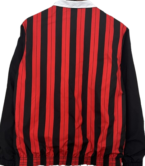 AC MILAN reversible windbreaker winter coat training jacket chaqueta cortavientos