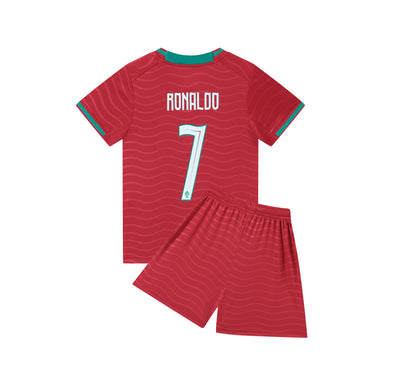 PORTUGAL 2026 World Cup kids home jersey shorts set camiseta conjunto de niño mundial RONALDO 7