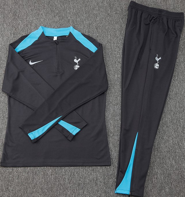 TOTTENHAM 24/25 black sweatshirt tracksuit set sudadera de entrenamiento