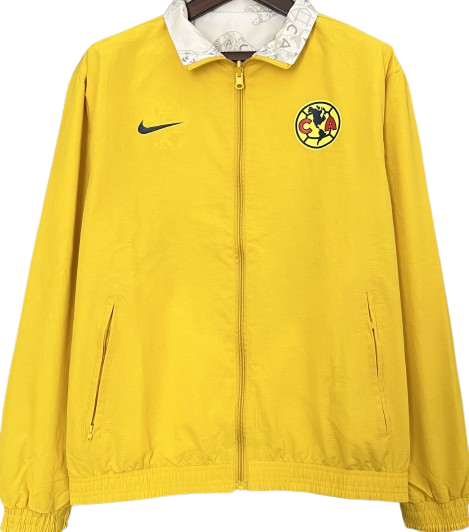 CLUB AMERICA reversible windbreaker winter coat training rain jacket chaqueta cortavientos