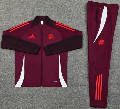 BAYERN MUNICH 24/25 dark red training jacket tracksuit set sudadera de entrenamiento