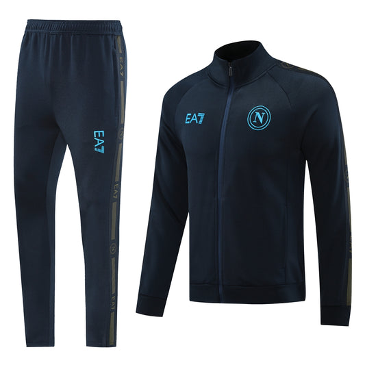 NAPOLI 24/25 navy blue training jacket tracksuit set sudadera de entrenamiento