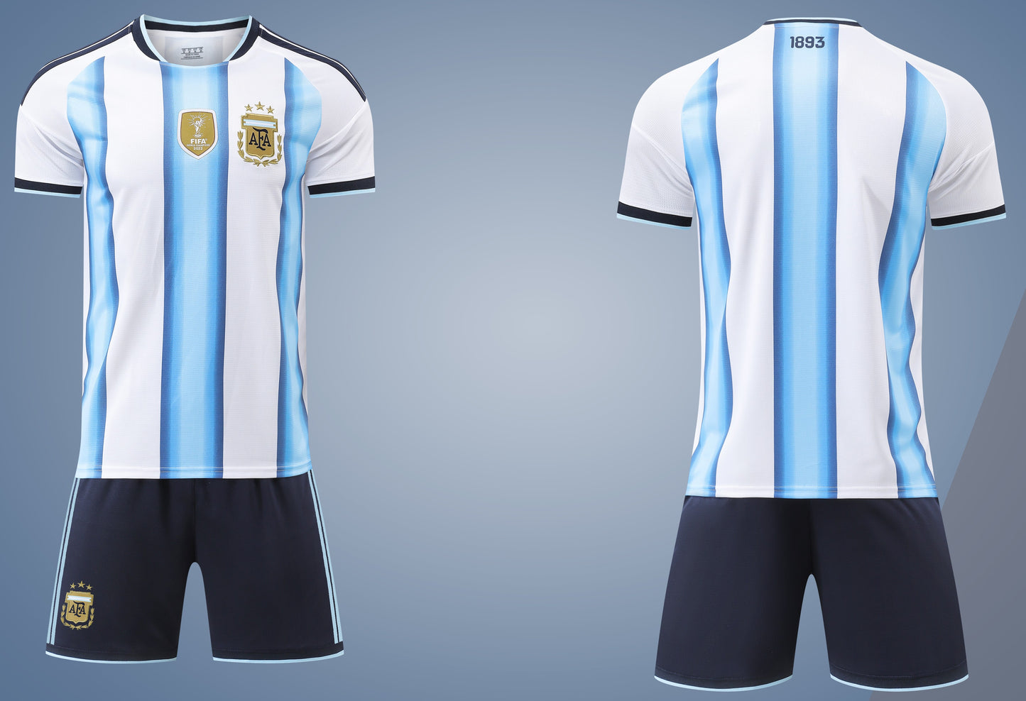 ARGENTINA 2026 World Cup men's home jersey shorts set remera conjunto de hombre mundial