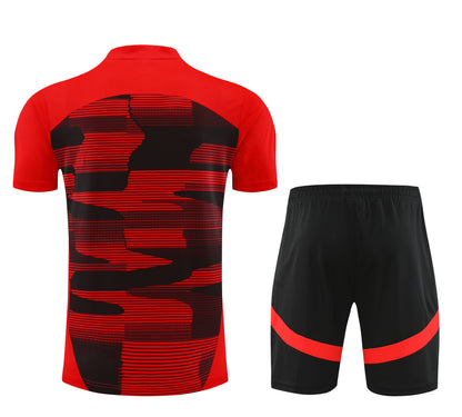 AC MILAN 24/25 black red pre match training jersey shorts set camiseta playera remera conjunto de entrenamiento