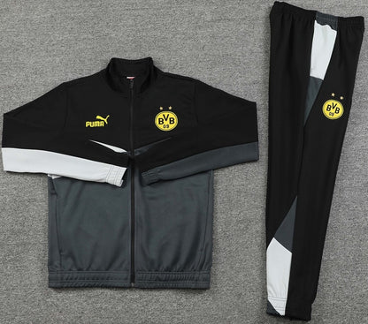 BORUSSIA DORTMUND 24/25 gray training jacket tracksuit set sudadera de entrenamiento