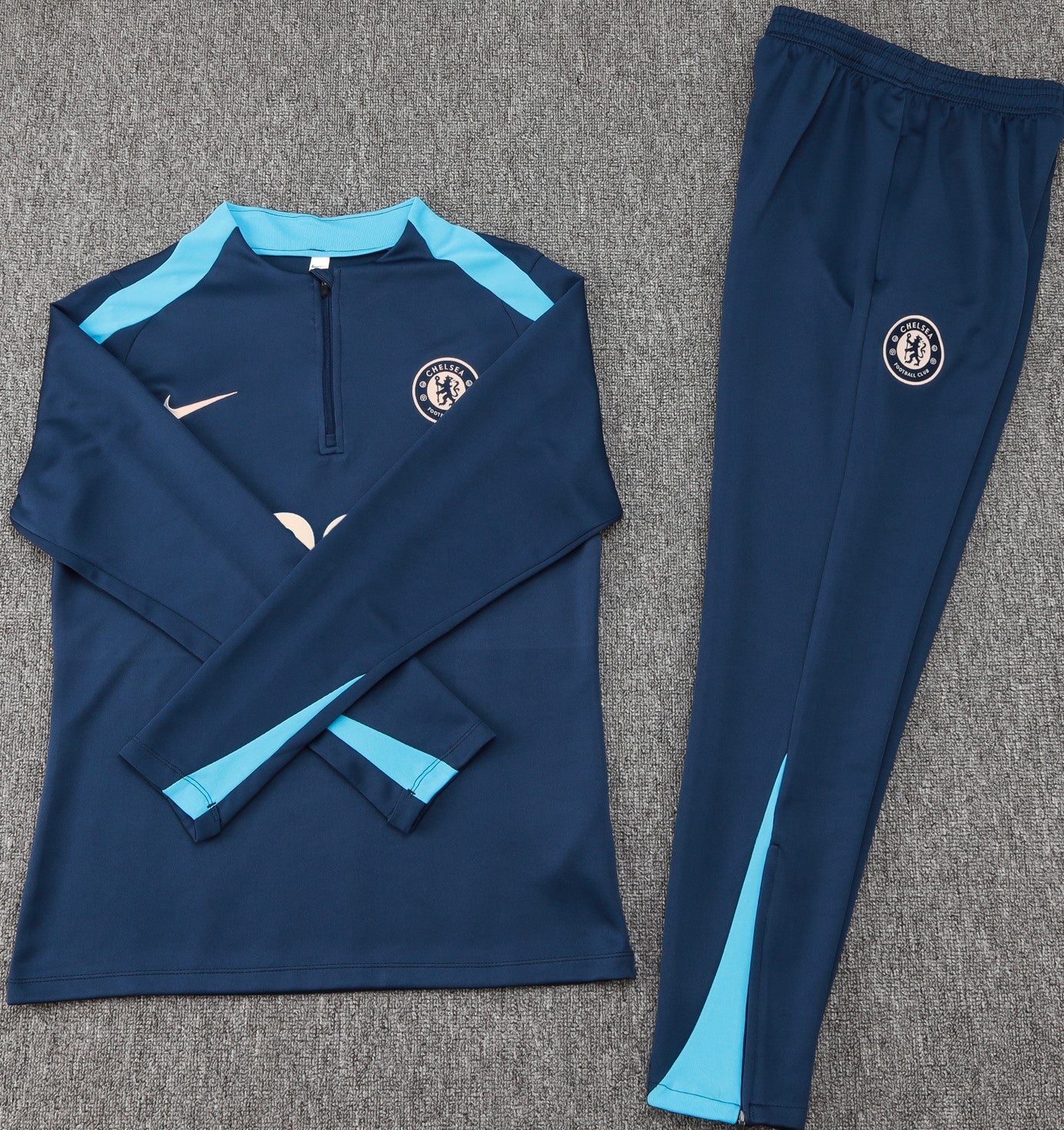 CHELSEA navy blue training sweatshirt tracksuit set sudadera de entrenamiento