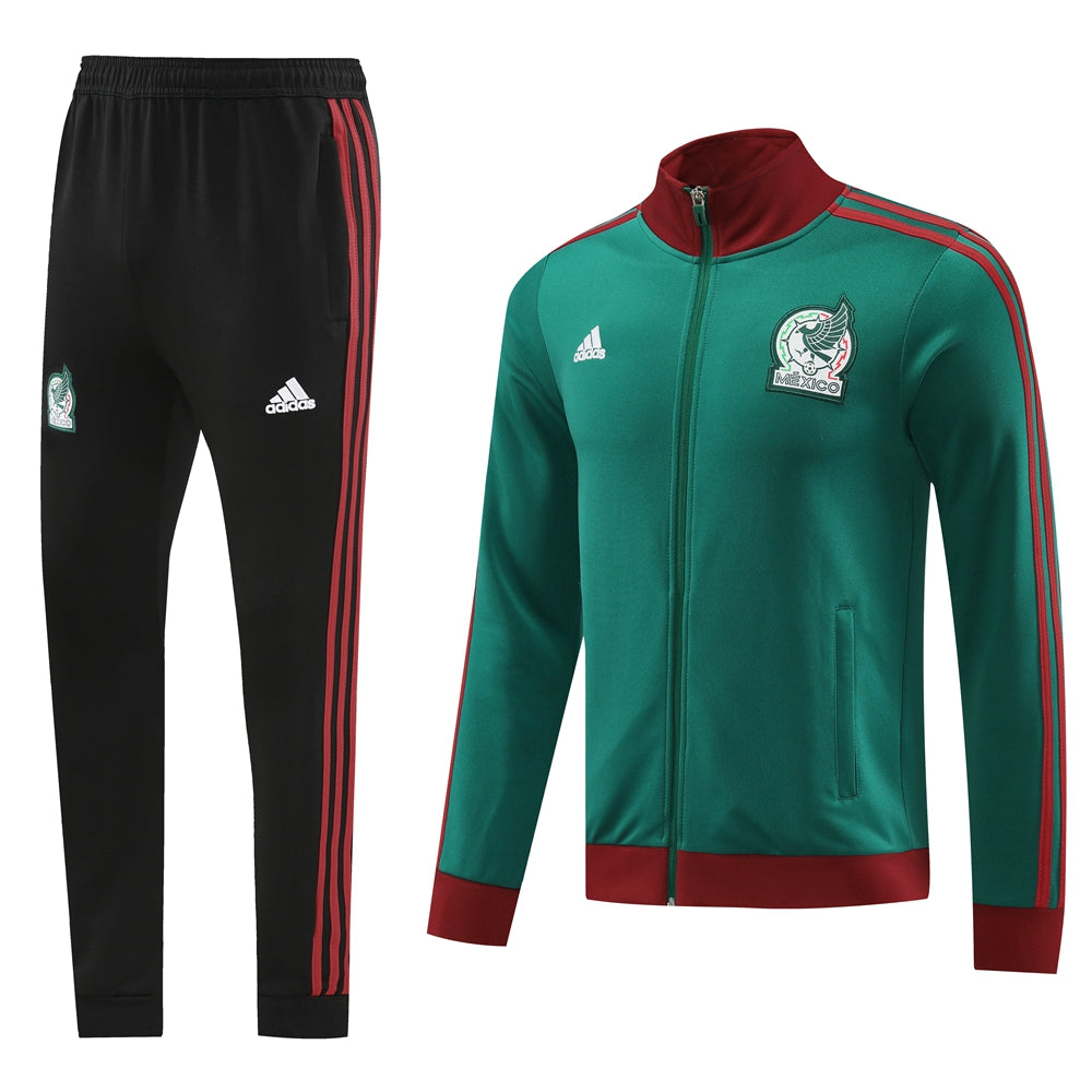 MEXICO 2024 green red training jacket tracksuit set chamarra sudadera uniforme de entrenamiento