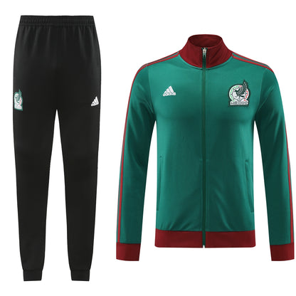 MEXICO 2024 green red training jacket tracksuit set chamarra sudadera uniforme de entrenamiento