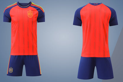 SPAIN España 2026 World Cup men's home jersey shorts set camiseta de hombre