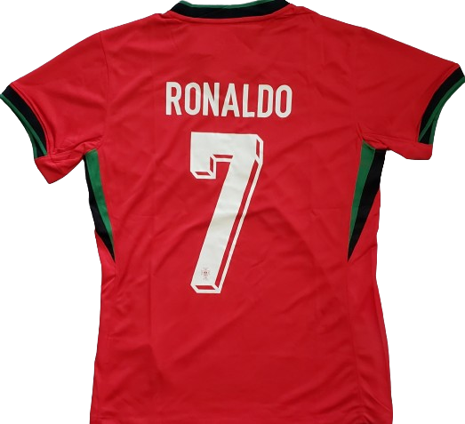 PORTUGAL 2024 home women's jersey camiseta playera remera de mujer titular RONALDO 7