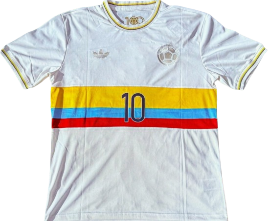 COLOMBIA 2024 commemorative 100th anniversary jersey camiseta camisa conmemorativa 100 aniversario JAMES 10