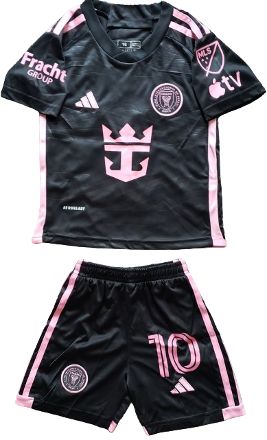 INTER MIAMI 2024 away kids jersey set shorts camiseta playera remera conjunto de niño visitante MESSI 10