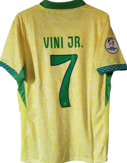 BRAZIL Brasil 2024 Copa America home jersey camiseta camisa playera remera titular Vini Jr 7