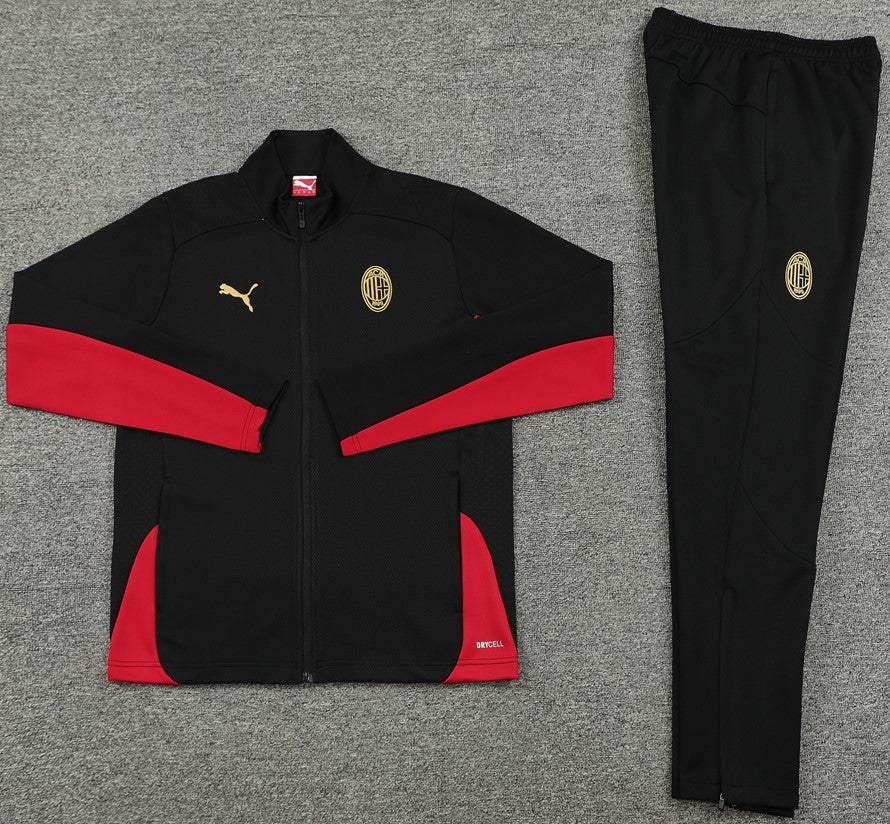 AC MILAN 24/25 black red training jacket tracksuit set sudadera de entrenamiento