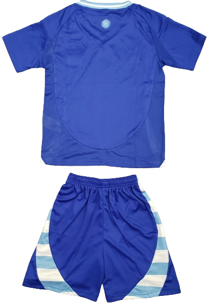 ARGENTINA 2024 kids away jersey shorts set camiseta remera playera conjunto de niño suplente