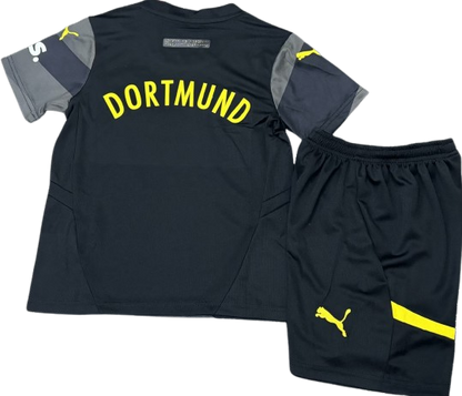 BORUSSIA DORTMUND 24/25 away kids jersey shorts set camiseta playera remera conjunto de niño visitante