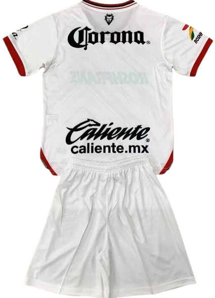 TOLUCA 24/25 away kids jersey shorts set camiseta playera conjunto de niño visitante