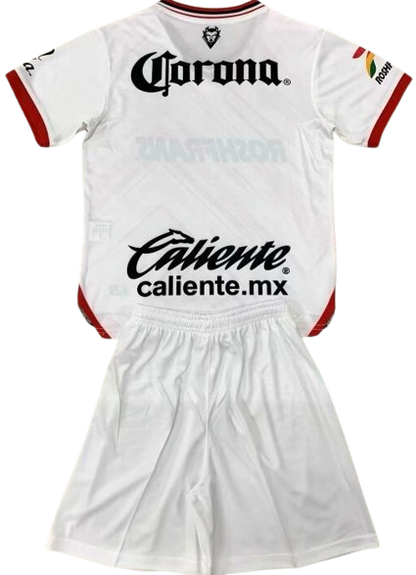 TOLUCA 24/25 away kids jersey shorts set camiseta playera conjunto de niño visitante