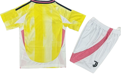 JUVENTUS 24/25 away kids jersey set shorts camiseta playera remera conjunto de niño visitante