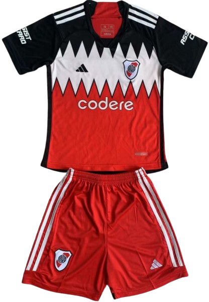 RIVER PLATE 23/24 away kids jersey shorts set camiseta remera playera conjunto de niño visitante