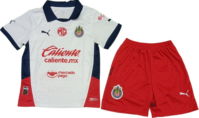 CHIVAS de Guadalajara 24/25 away kids jersey shorts set camiseta playera conjunto de niño visitante