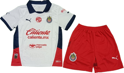 CHIVAS de Guadalajara 24/25 away kids jersey shorts set camiseta playera conjunto de niño visitante