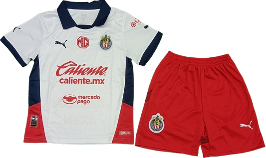 CHIVAS de Guadalajara 24/25 away kids jersey shorts set camiseta playera conjunto de niño visitante