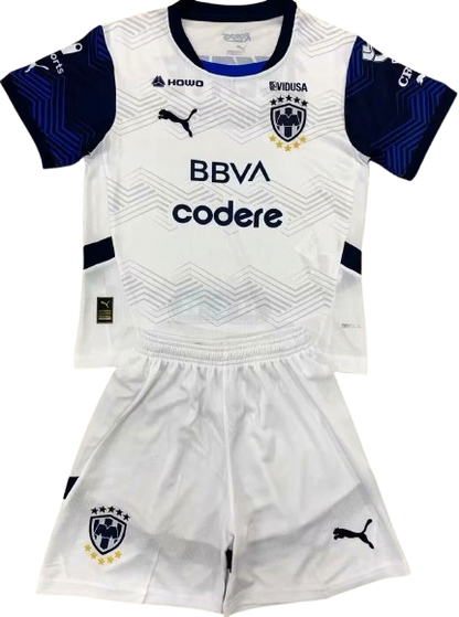 MONTERREY Rayados 24/25 away kids jersey shorts set camiseta playera conjunto de niño visitante