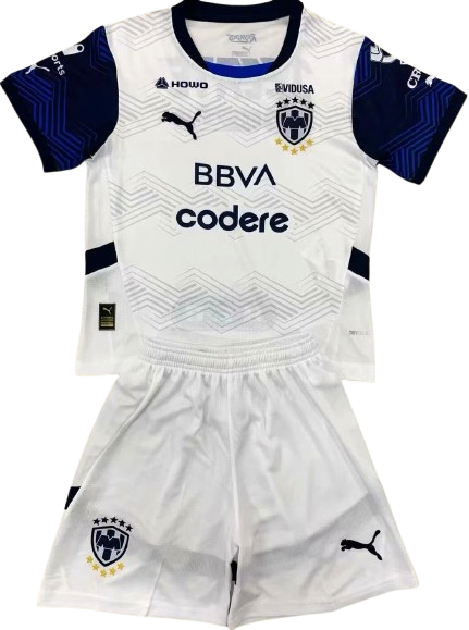 MONTERREY Rayados 24/25 away kids jersey shorts set camiseta playera conjunto de niño visitante