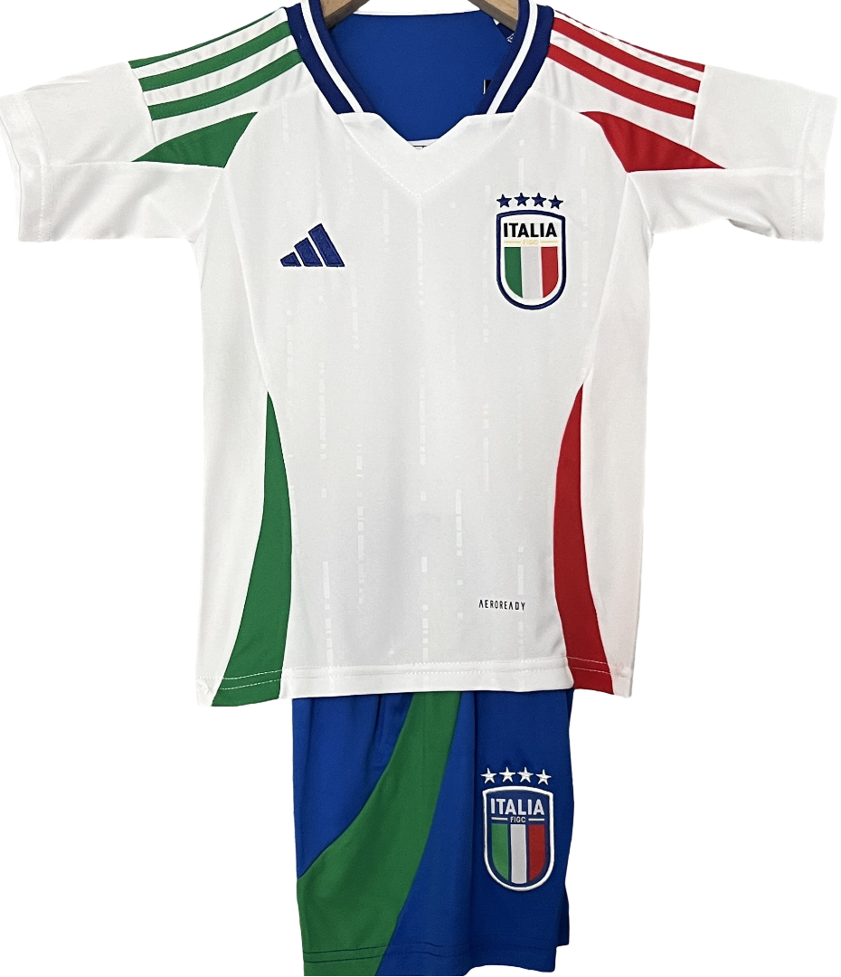 ITALY Italia 2024 away kids jersey shorts set camiseta remera playera maglia conjunto de niño visitante