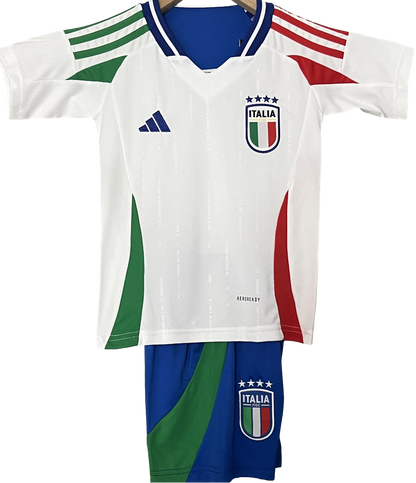 ITALY Italia 2024 away kids jersey shorts set camiseta remera playera maglia conjunto de niño visitante