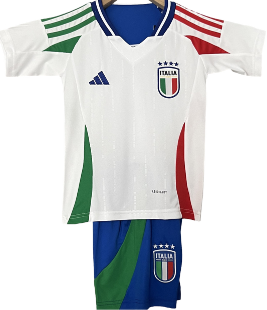 ITALY Italia 2024 away kids jersey shorts set camiseta remera playera maglia conjunto de niño visitante