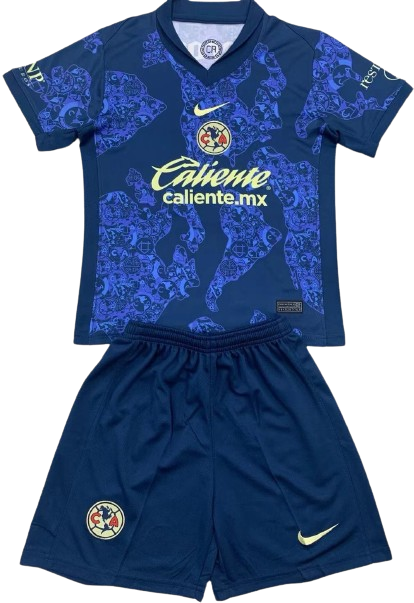 CLUB AMERICA 24/25 away kids jersey shorts set camiseta playera conjunto de niño visitante