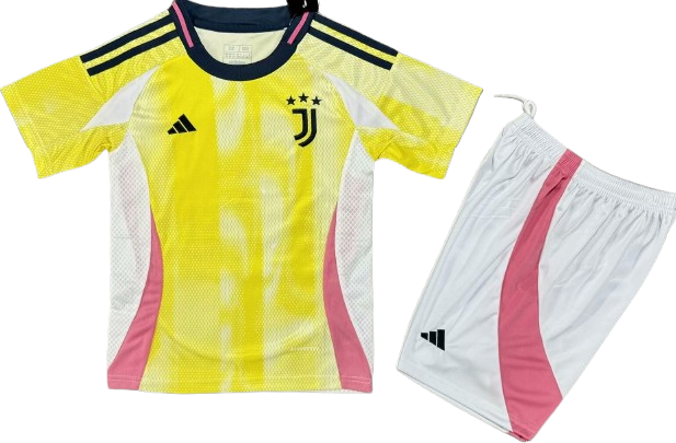 JUVENTUS 24/25 away kids jersey set shorts camiseta playera remera conjunto de niño visitante