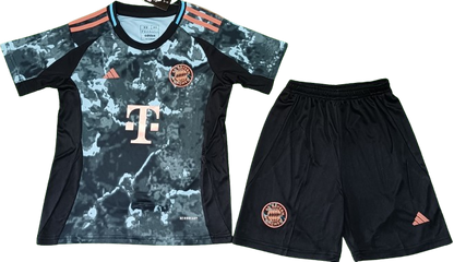 BAYERN MUNICH 24/25 away kids jersey shorts set camiseta playera remera conjunto de niño visitante