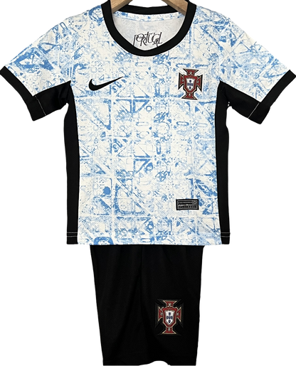 PORTUGAL 2024 kids away jersey set shorts camiseta playera remera conjunto de niño visitante