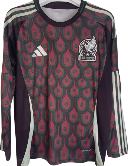 MEXICO home long sleeve jersey camiseta playera manga larga titular