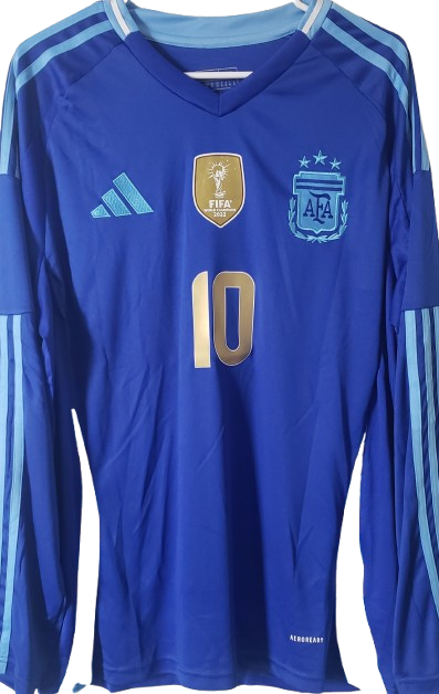 ARGENTINA 2024 away long sleeve jersey camiseta remera manga larga visitante MESSI 10