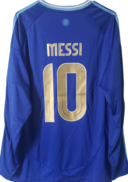 ARGENTINA 2024 away long sleeve jersey camiseta remera manga larga visitante MESSI 10