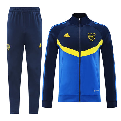 BOCA JUNIORS 2024 navy blue training jacket tracksuit set buzo sudadera de entrenamiento