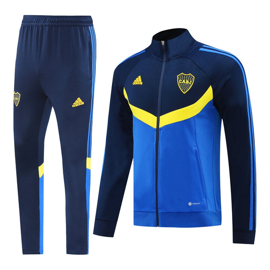 BOCA JUNIORS 2024 navy blue training jacket tracksuit set buzo sudadera de entrenamiento