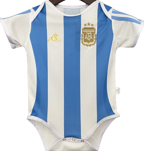 ARGENTINA 2024 home baby bodysuit romper jersey remera camiseta de bebe nene titular