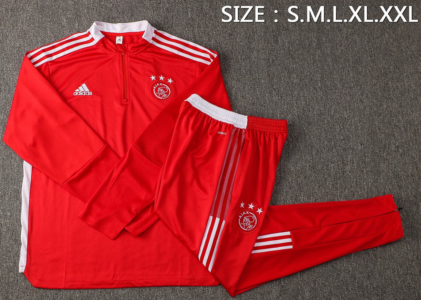 AJAX red training sweatshirt tracksuit set sudadera de entrenamiento