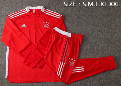 AJAX red training sweatshirt tracksuit set sudadera de entrenamiento